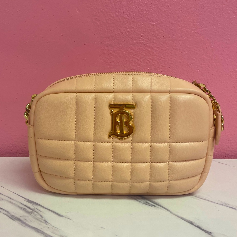 Burberry Mini Lola Camera Bag Peach Pink